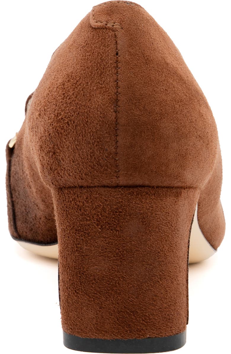 Amalfi by Rangoni Settimio Bit Loafer Pump, Alternate, color, Castagno Cashmere Gold