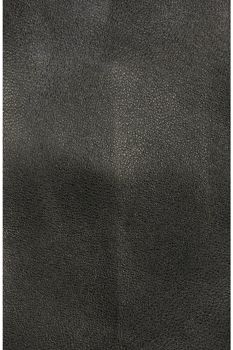 Leather Tie, Alternate, color, BLACK