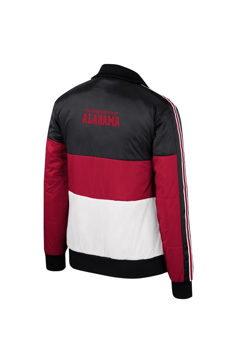 THE WILD COLLECTIVE Women's The Wild Collective Crimson Alabama Crimson Tide Color-Block Puffer Full-Zip Jacket, Alternate, color, Crimson