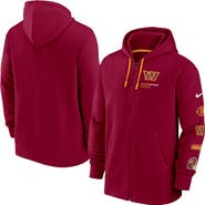 Nike Men's Nike Burgundy Washington Commanders Surrey Full-Zip Hoodie