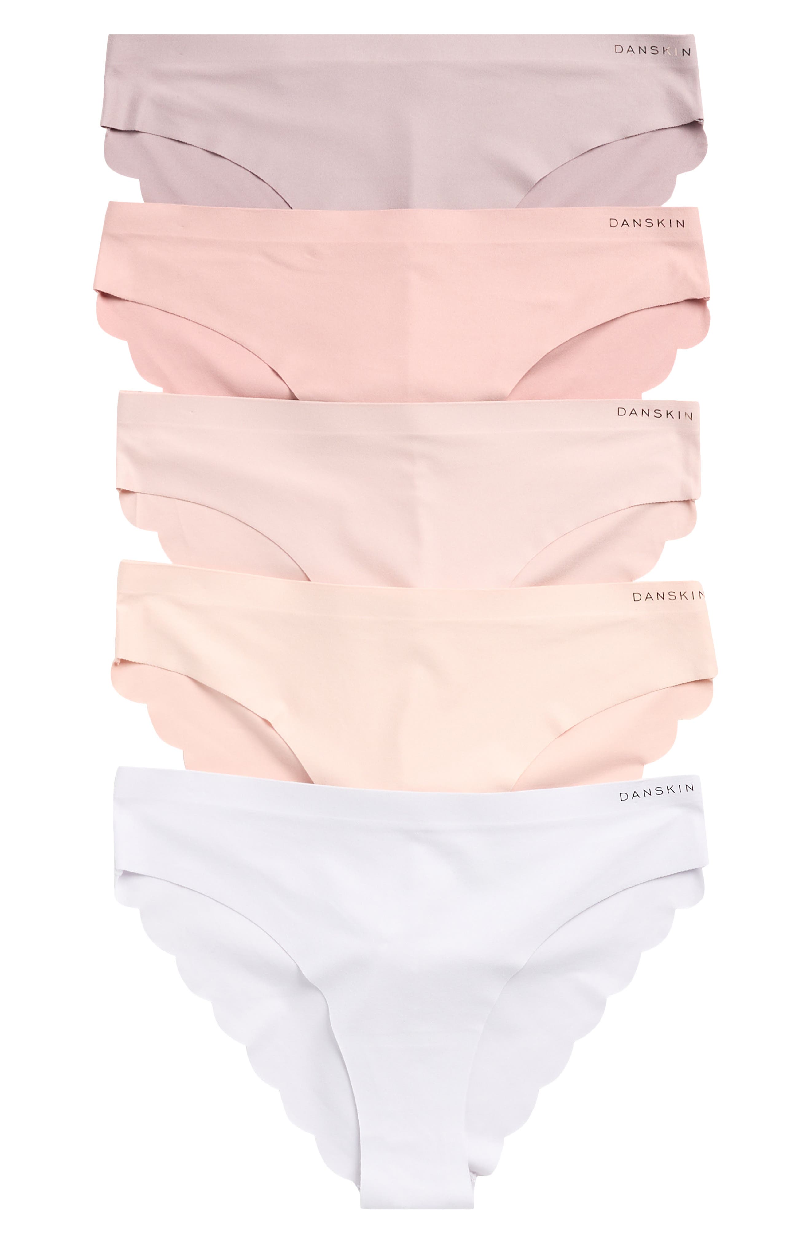 Danskin 5-Pack Brushed Microfiber Tangas