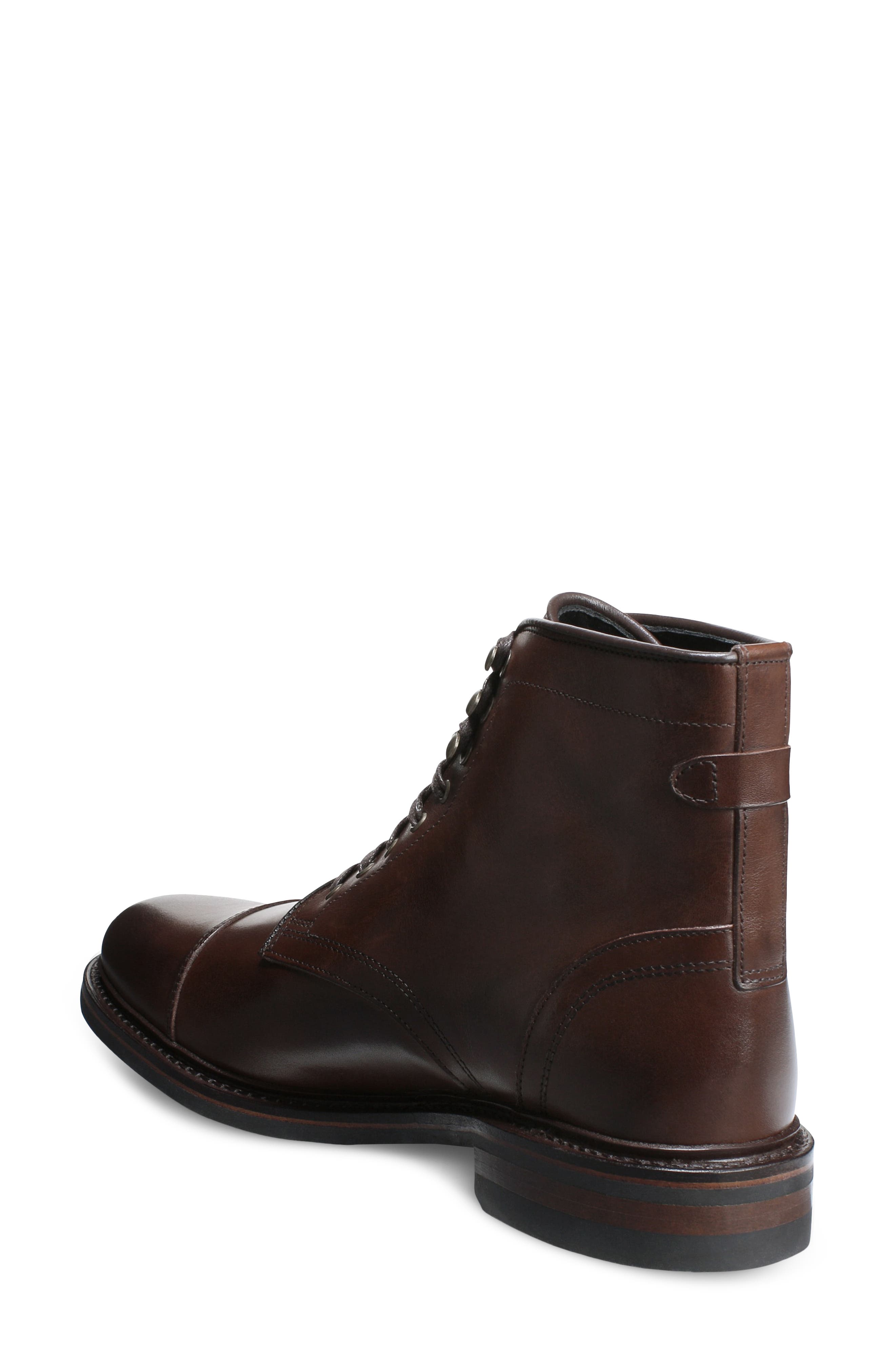 Allen Edmonds Landon Lace-Up Cap Toe Boot, Alternate, color, 