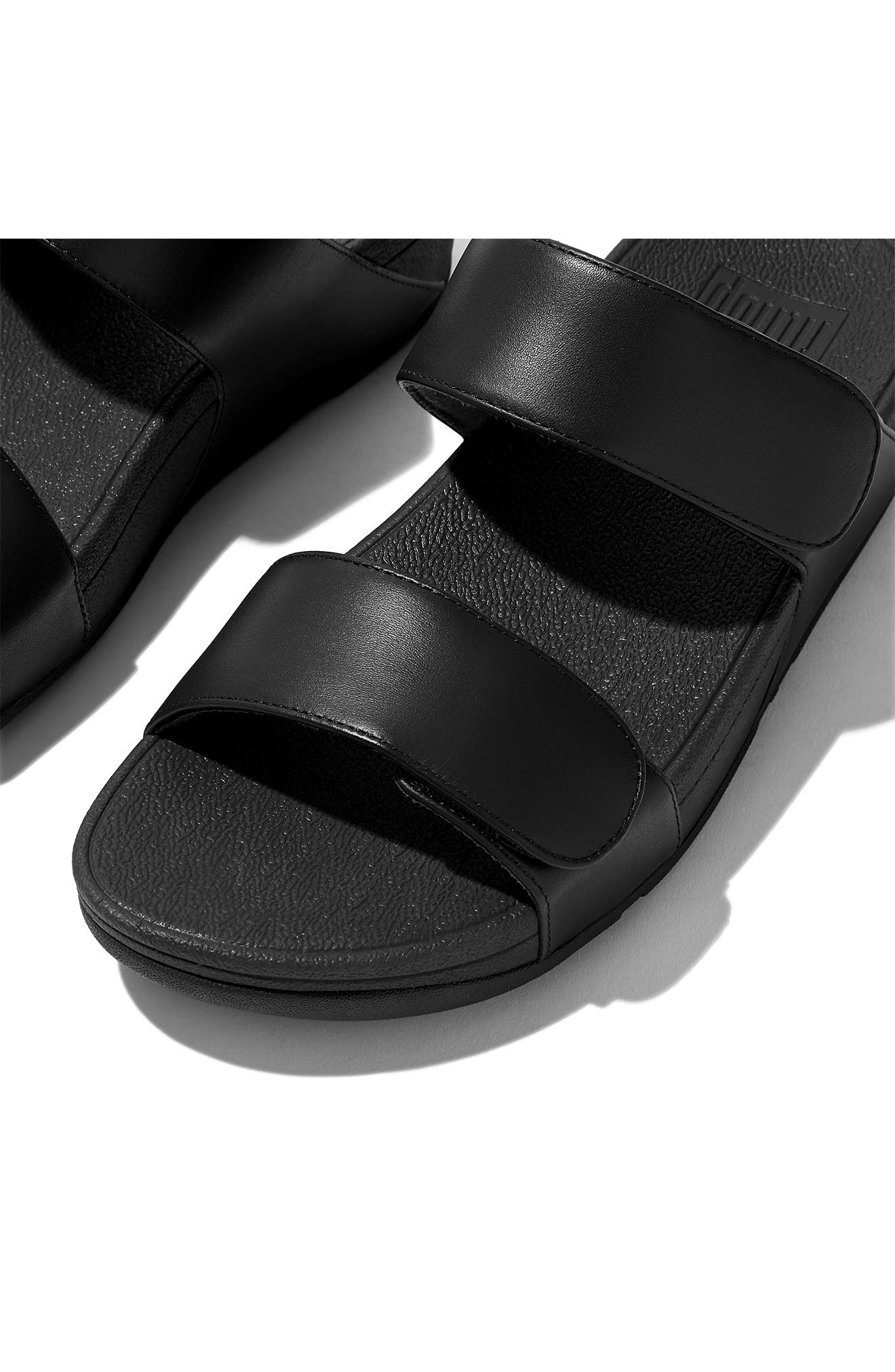 FitFlop Lulu Slide Sandal, Alternate, color, All Black
