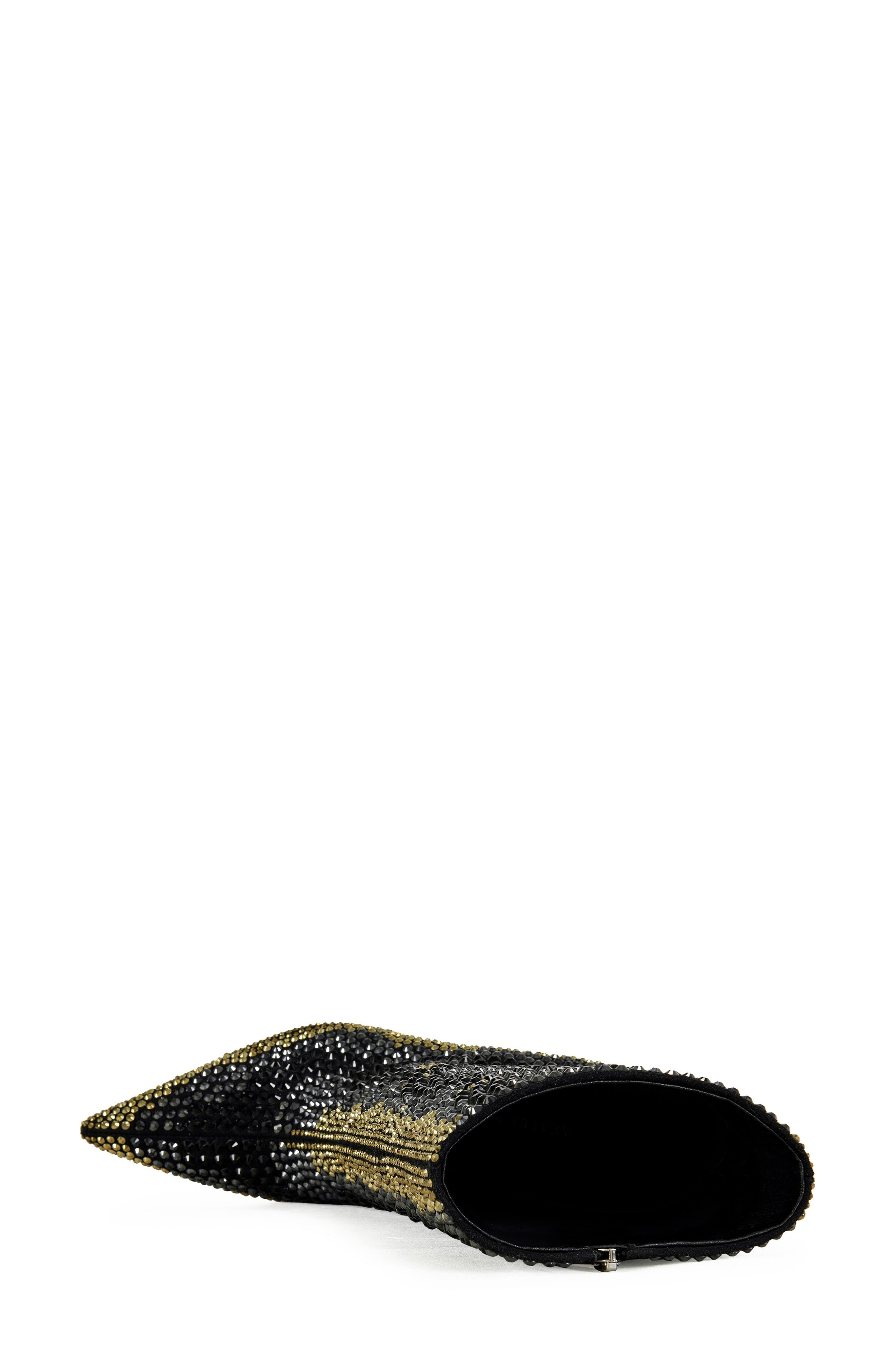 AZALEA WANG Ansley Pointed Toe Bootie, Alternate, color, Black Multi