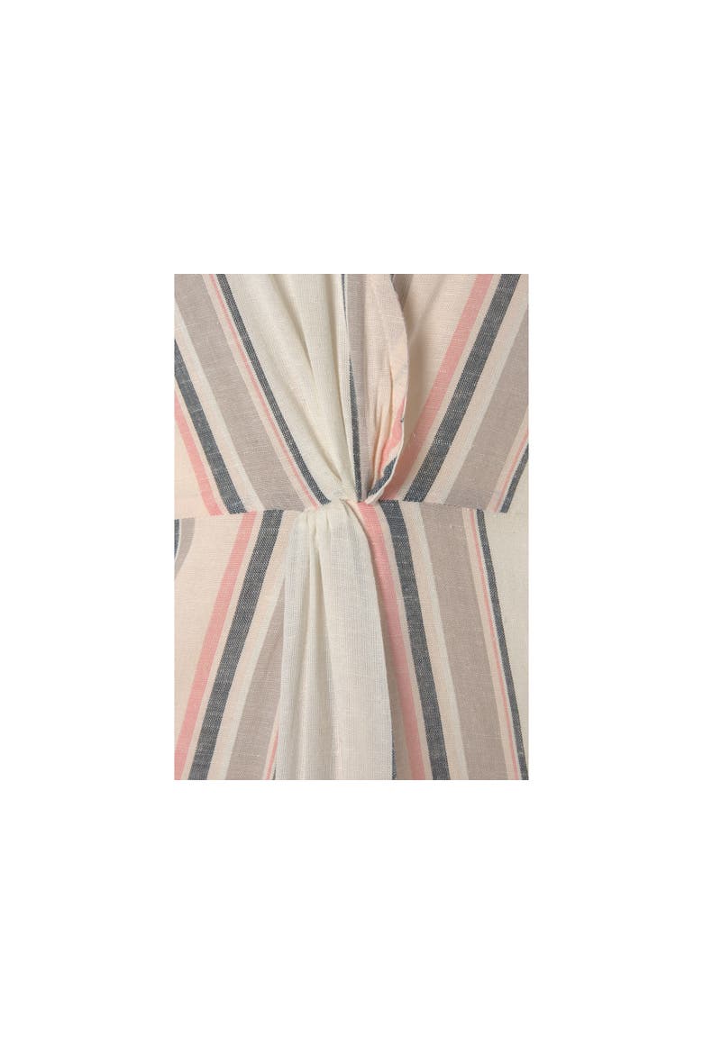 Women's Striped V-Neck Dress, Alternate, color, Multi Striped