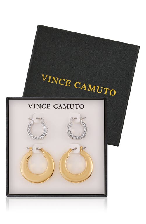 Vince Camuto Set Of 2 Hoop Earrings In Multi
