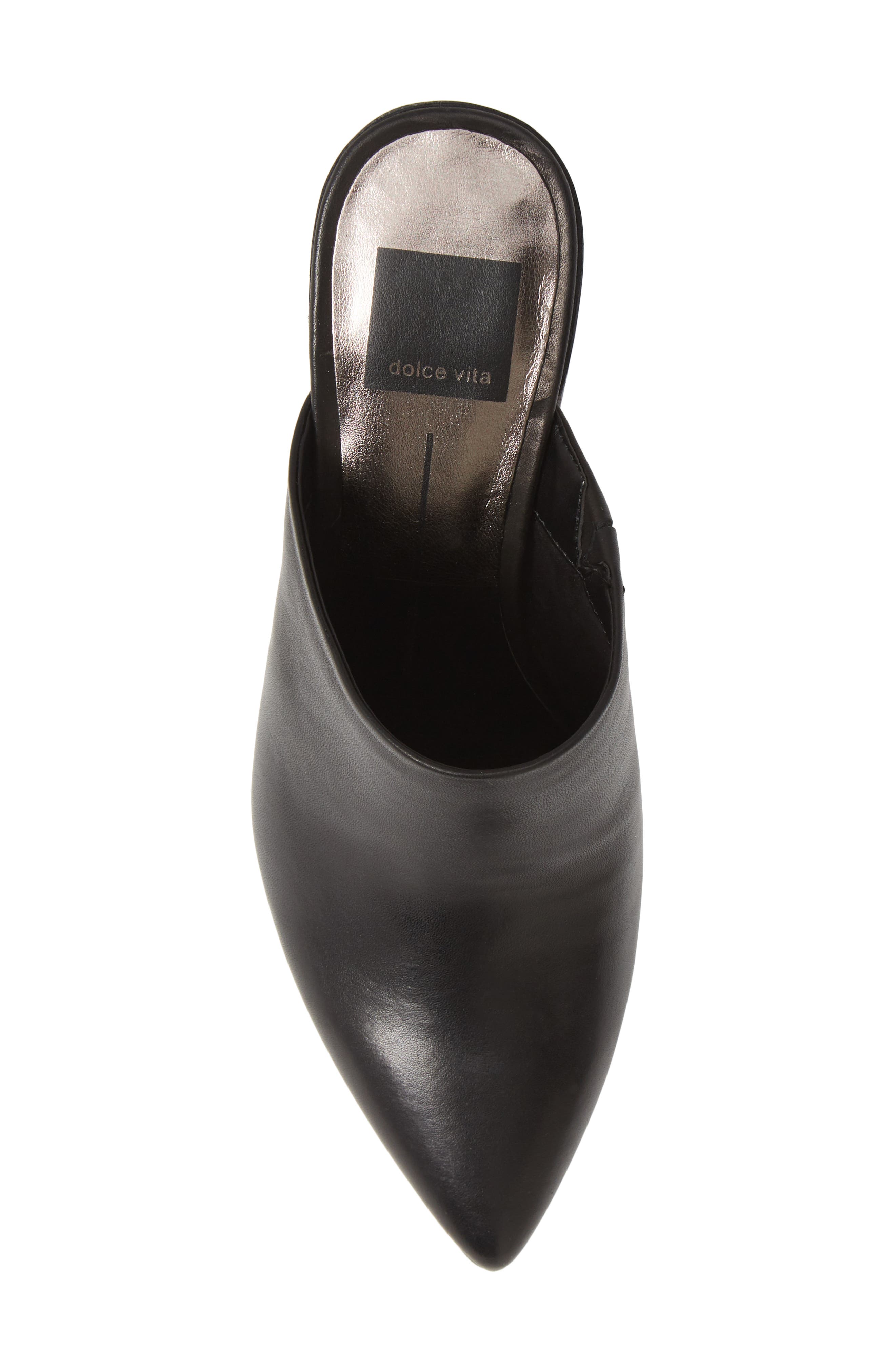 Angela Pointed Toe Mule, Alternate, color, ONYX