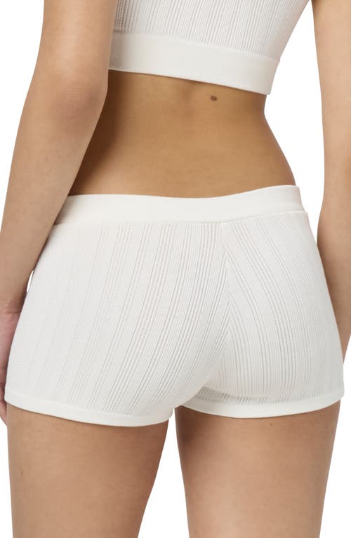 Shop Florence By Mills Ribbed Shorts In Jet Stream