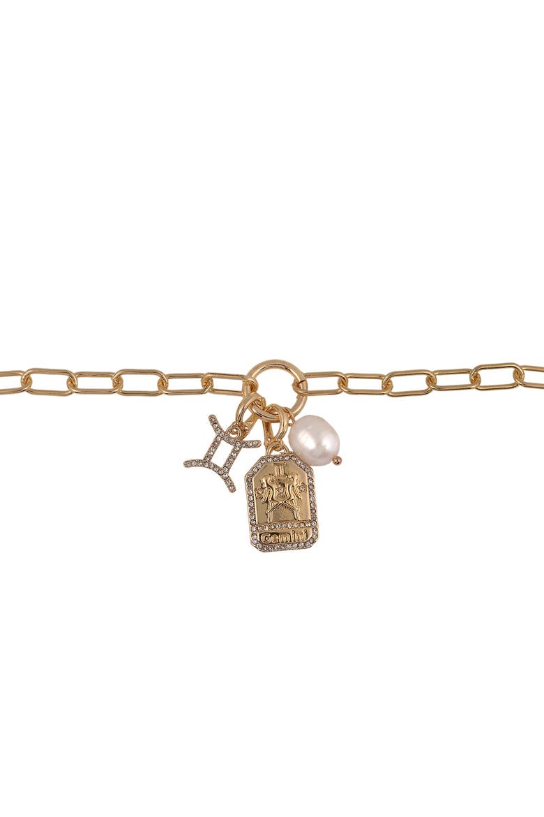 Zodiac Pendant Necklace, Alternate, color, Gold - Pisces