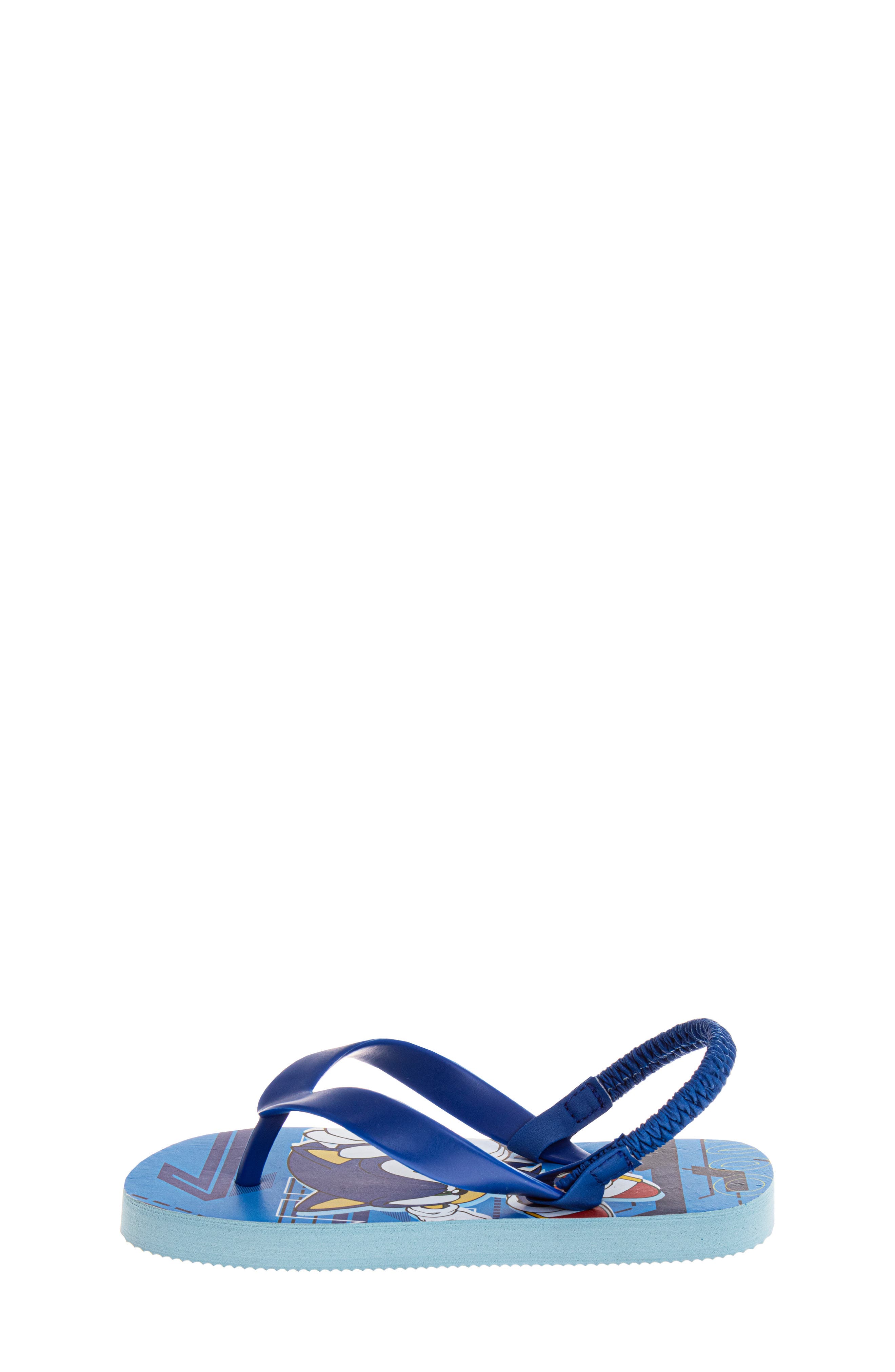 JOSMO Kids' Sonic Slingback Flip Flop Sandal, Alternate, color, Blue