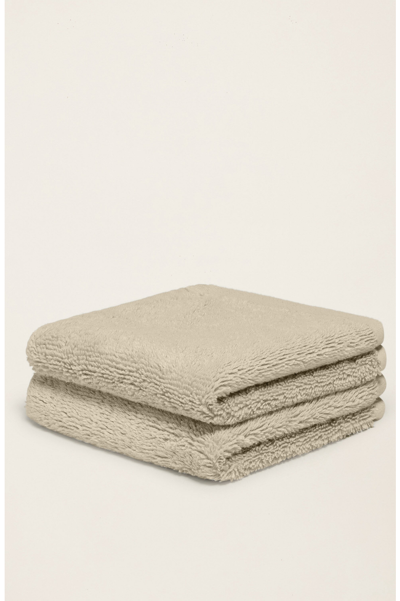 Ultraplush Australian Cotton 2-piece Washcloth Set, Alternate, color, Sand