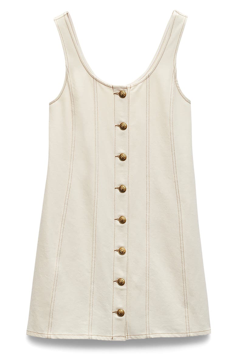 Laney Featherweight Cotton Blend Minidress, Alternate, color, ECRU