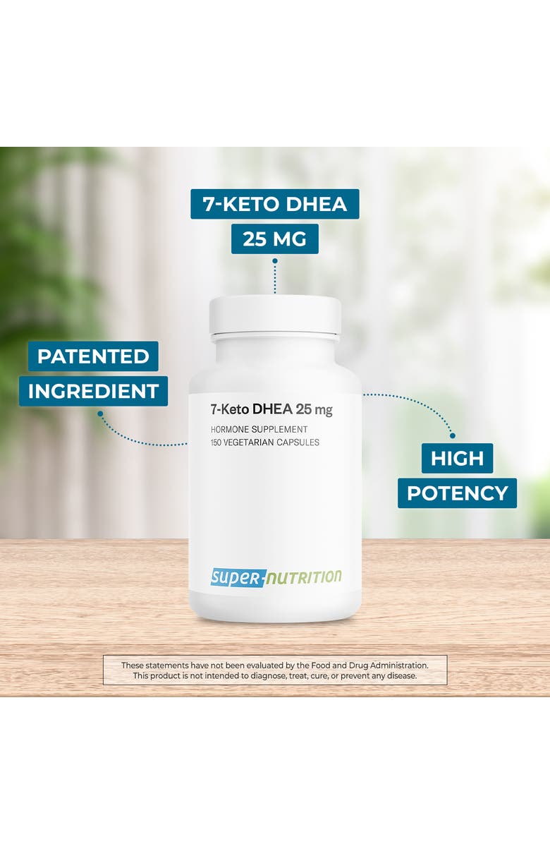 SuperSmart 7-Keto DHEA 25mg, Alternate, color, NO COLOR
