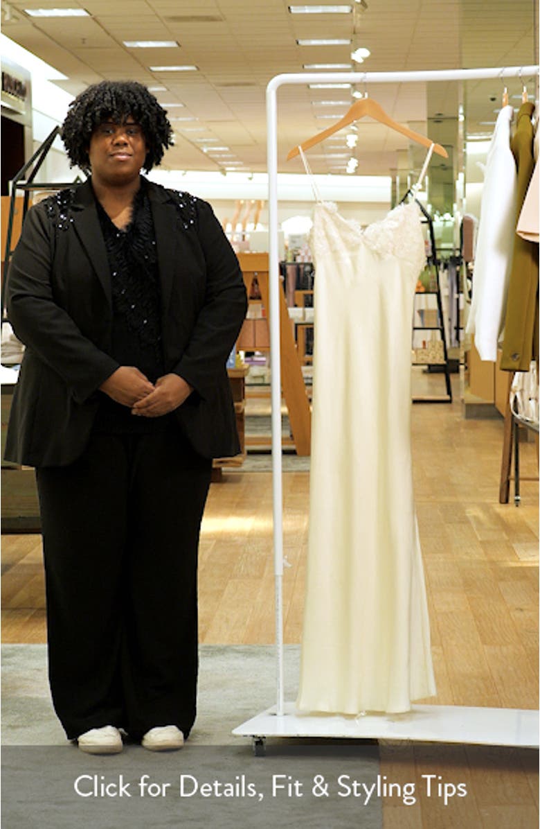 Elisan Lace Trim Slipdress, sales video thumbnail