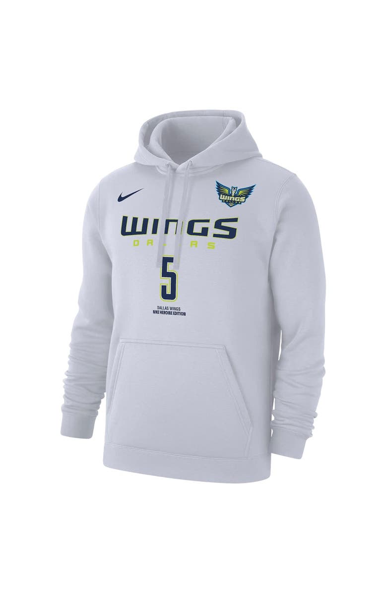 Nike Men's Nike Paige Bueckers White Dallas Wings 2025 WNBA Draft Heroine Edition Name & Number Pullover Hoodie, Alternate, color, 