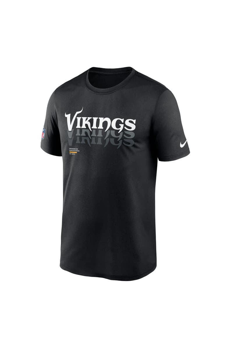 Nike Men's Nike Black Minnesota Vikings Sideline Legend Performance T-Shirt, Alternate, color, 