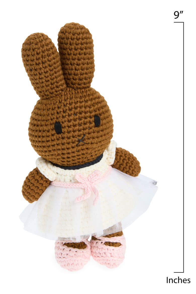 Melanie & Her Degas Ballerina Dress Crocheted Stuffed Animal, Alternate, color, PINK