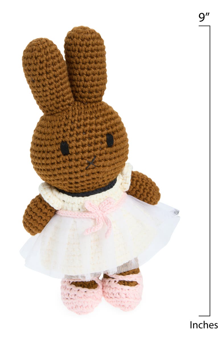 Just Dutch Melanie & Her Degas Ballerina Dress Crocheted Stuffed Animal, Alternate, color, Pink