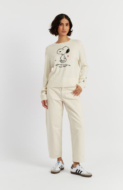 Chinti & Parker Wool Cashmere Peanuts Original Sweater In Neutral