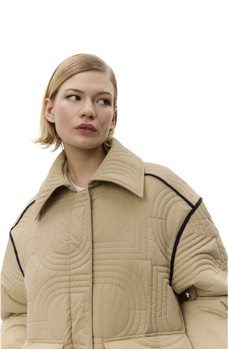 DAY Birger et Mikkelsen Merce Rhombus Quilt Jacket, Alternate, color, Elmwood