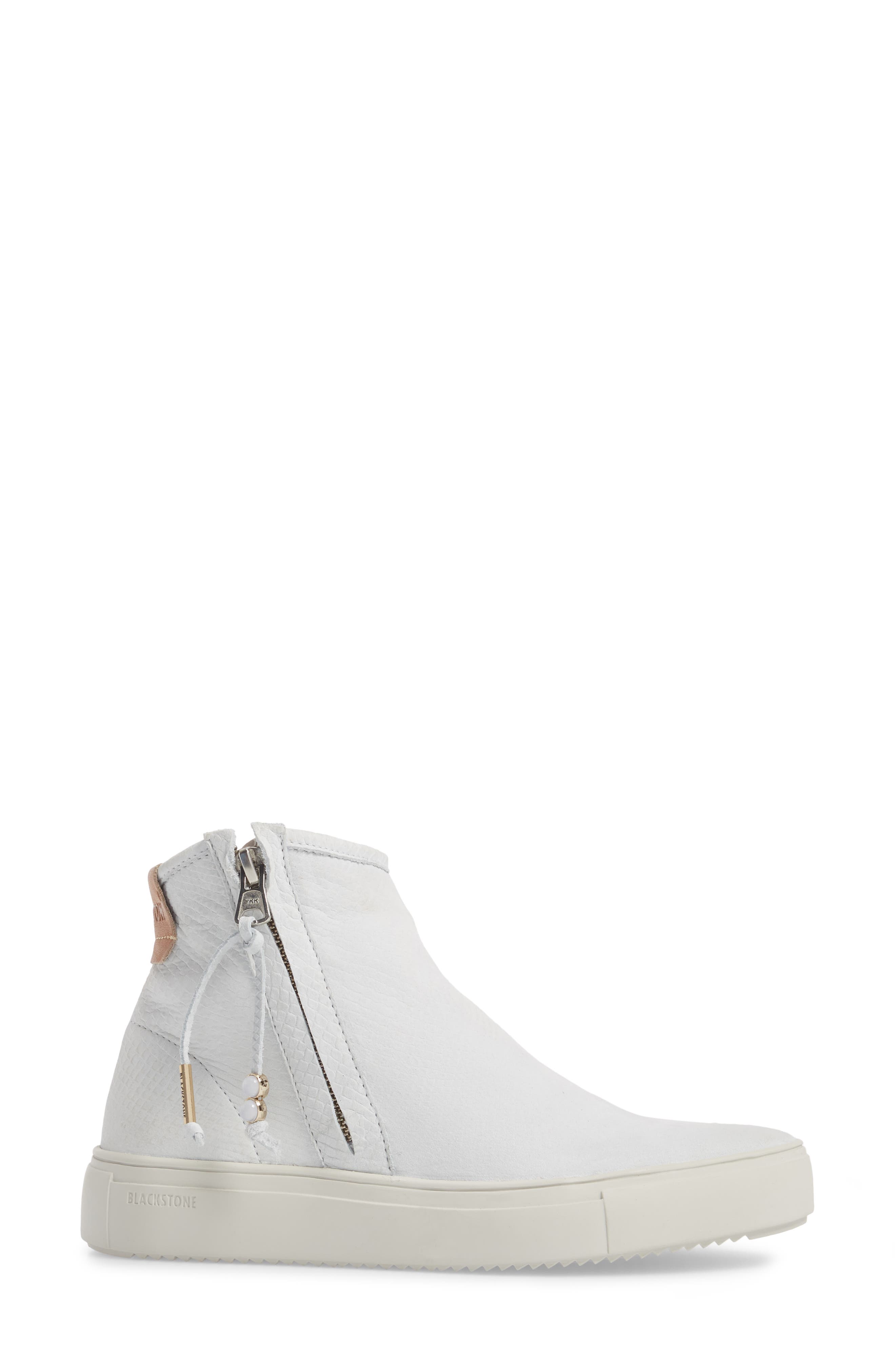 PL92 Zip Bootie, Alternate, color, WHITE LEATHER