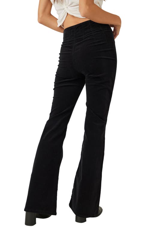 FREE PEOPLE FREE PEOPLE JAYDE SEAMED CORDUROY FLARE PANTS 