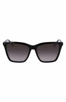 Le Pliage 56mm Gradient Rectangular Sunglasses