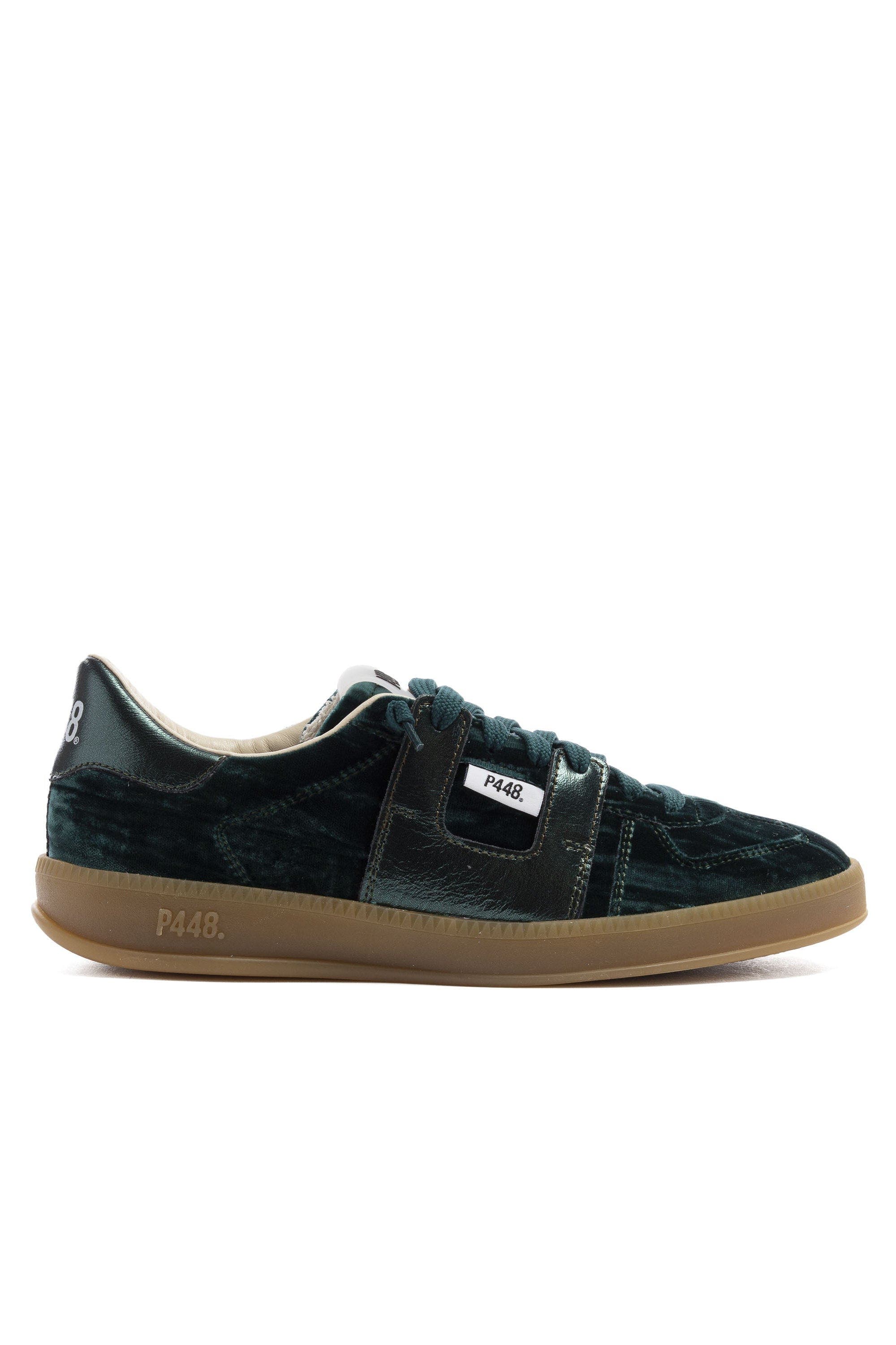 P448 Monza Sneaker, Main, color, Velvet Green