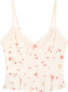Reformation Anouk Floral Print Camisole