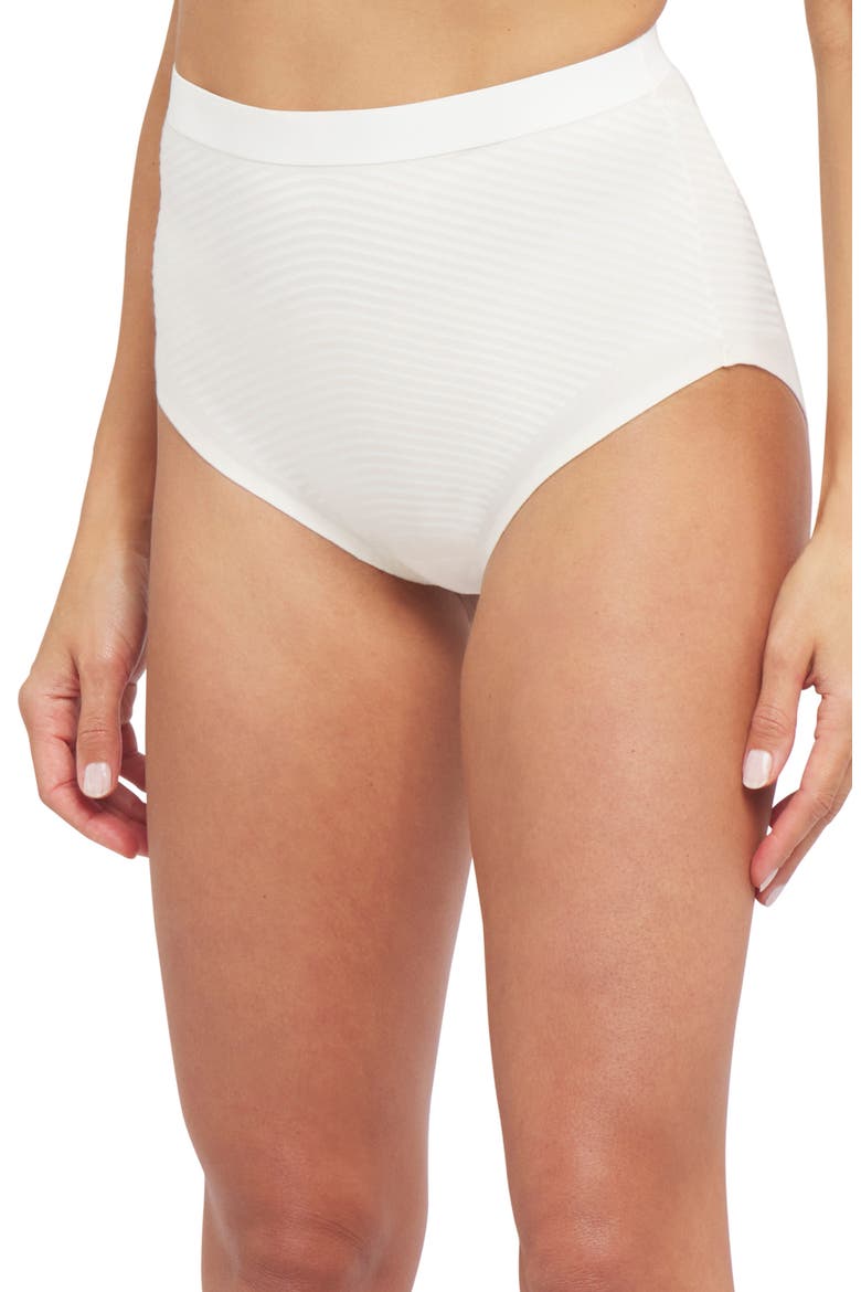 SPANXshape™ Invisible Cotton Blend Briefs, Main, color, POWDER