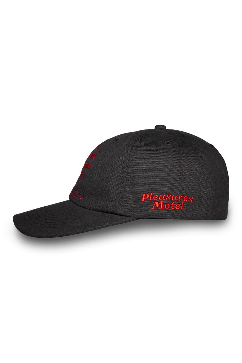 Disturb Cotton Twill Baseball Cap, Alternate, color, BLACK