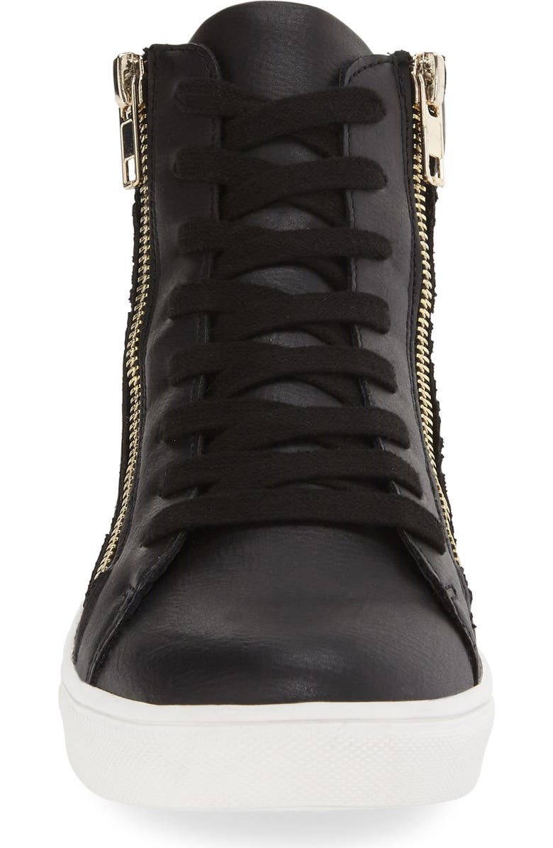 Steve Madden 'Elyka' Laser Cut High Top Sneaker, Alternate, color,