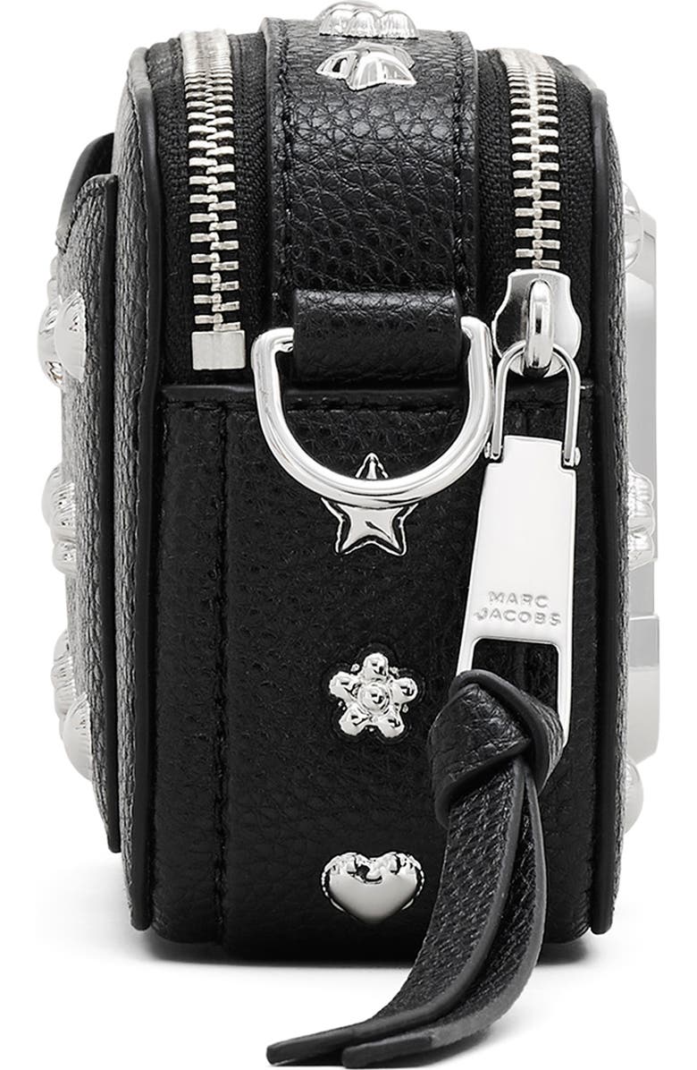 Marc Jacobs Mini Icon Stud Snapshot Bag, Alternate, color, Black Multi 2