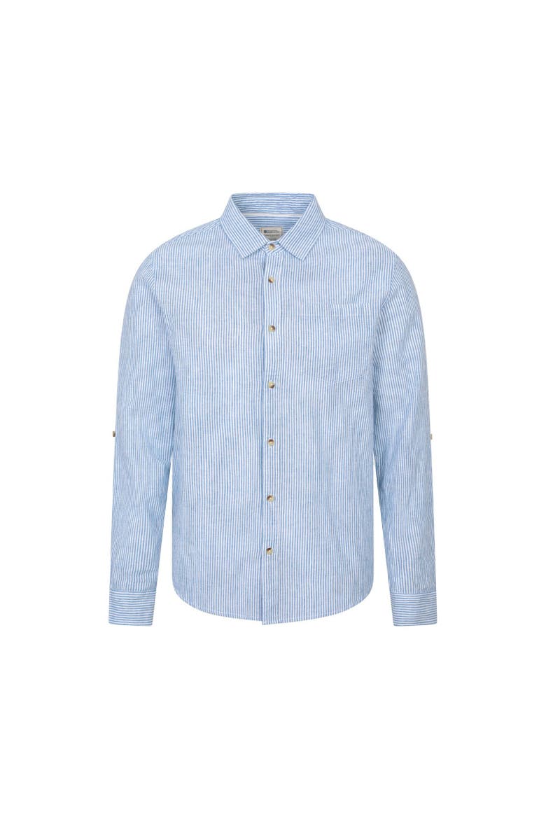 Lowe Stripe Shirt, Main, color, Blue