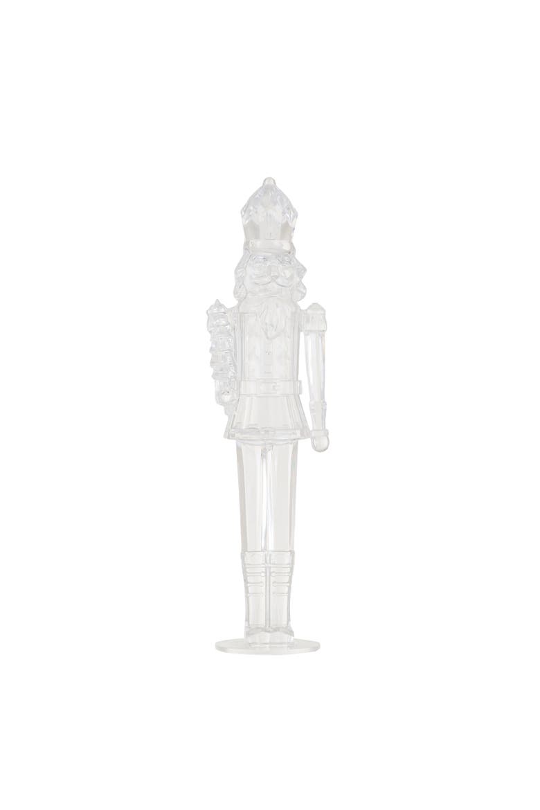 Acrylic Nutcracker Decor, Clear, Main, color, Multicolor
