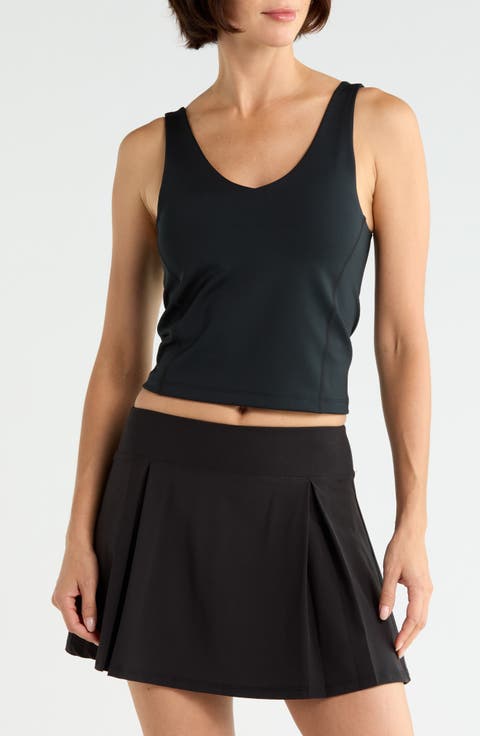 Air Glide V-Neck Performance Crop Tank