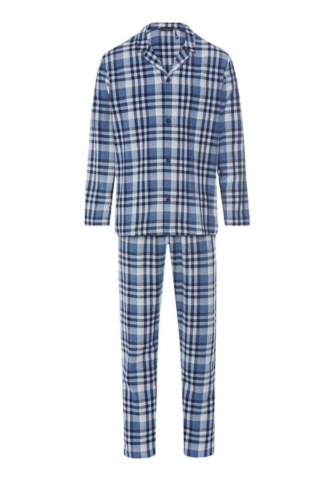 Cozy Comfort Cotton Flannel Button Front Pajama Set