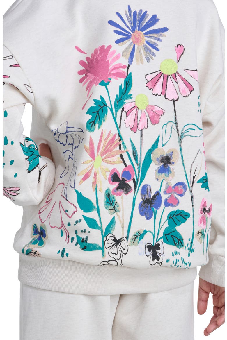 Kids' Graphic Hoodie, Alternate, color, TAN HEATHER