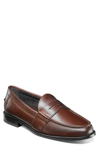 Nunn Bush Noah Penny Loafer In Brown