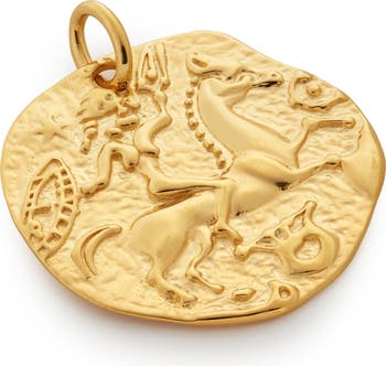 Goddess Coin Pendant Charm