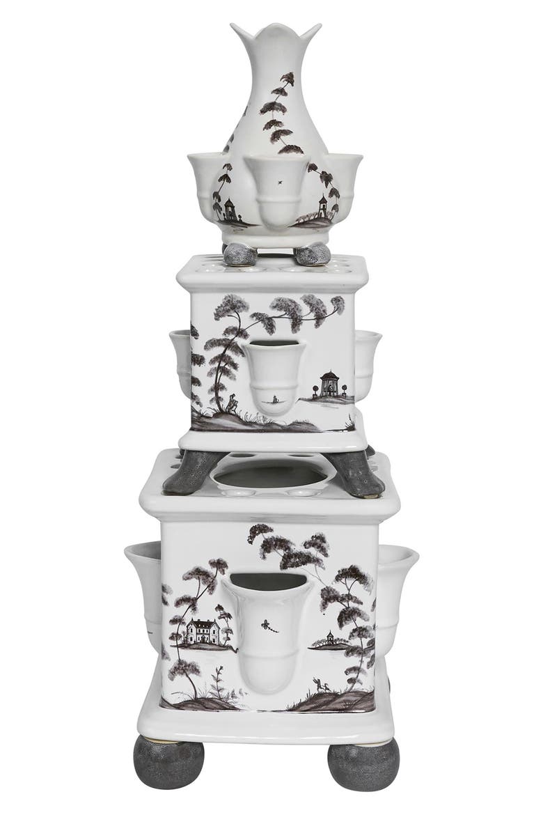 Country Estate 11" Tulipiere Tower, Alternate, color, FLINT GREY