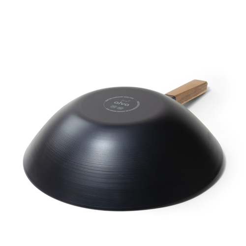 Alva Forest 12" Carbon Steel Wok In Blue