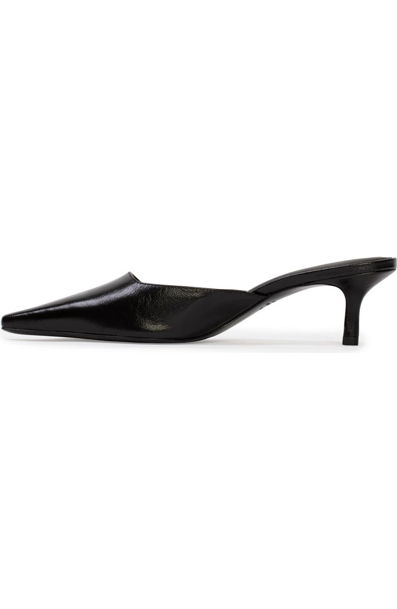 BLACK SUEDE STUDIO Riley 50 Leather Mule, Alternate, color, Black Leather