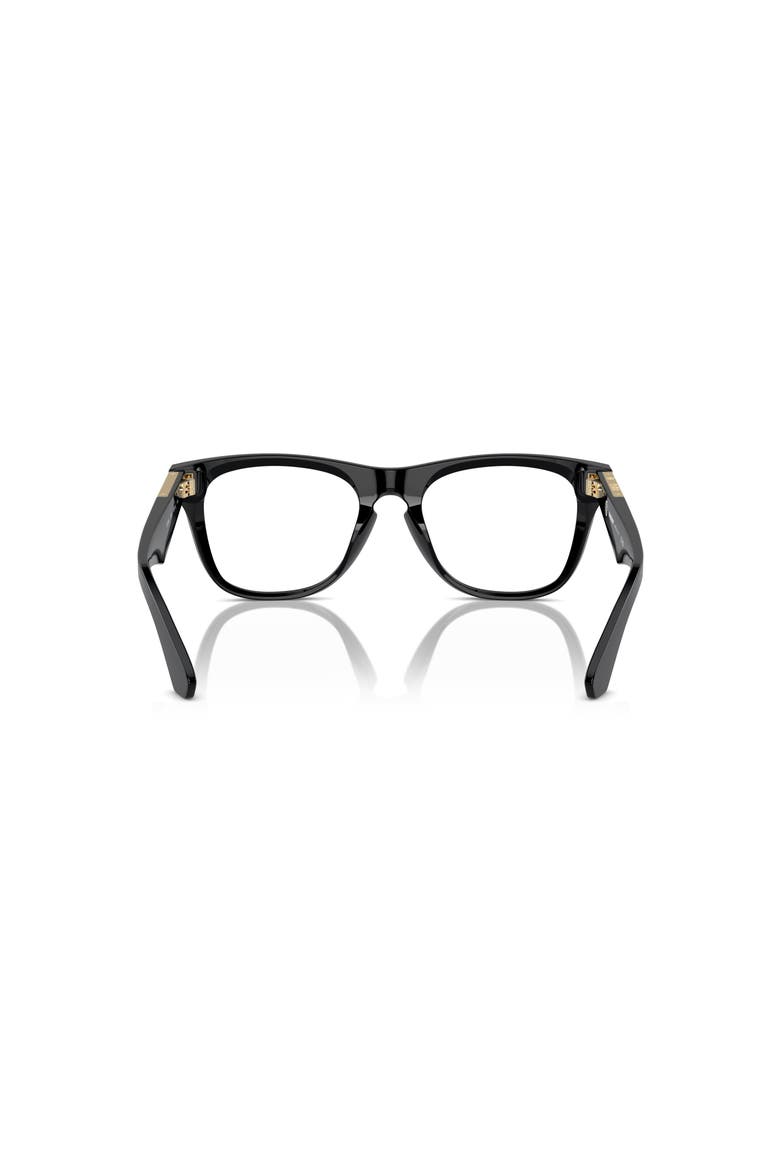 53mm Square optical glasses, Alternate, color, Black