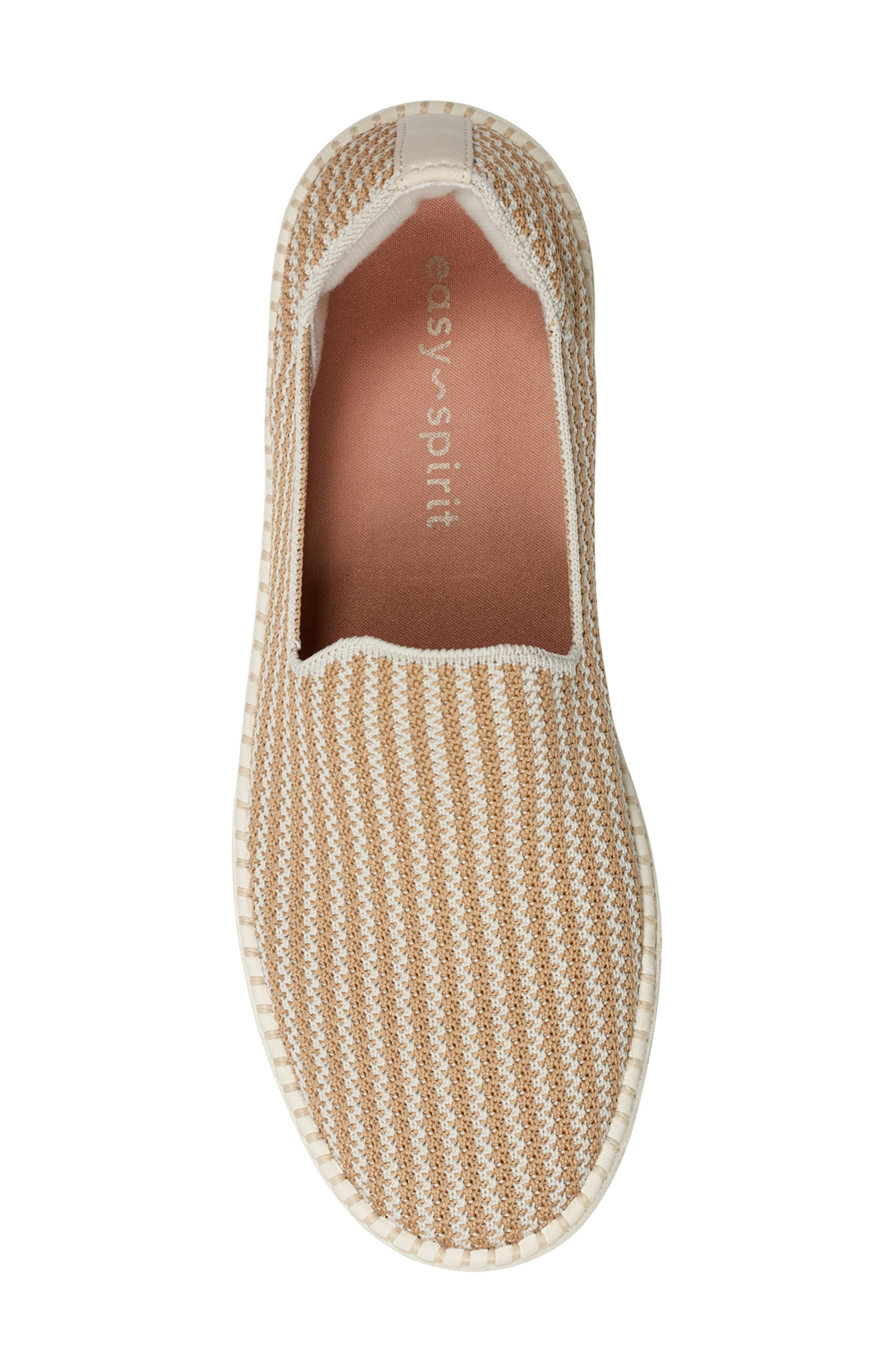 Easy Spirit Presley Knit Slip-On Sneaker, Alternate, color, Natural