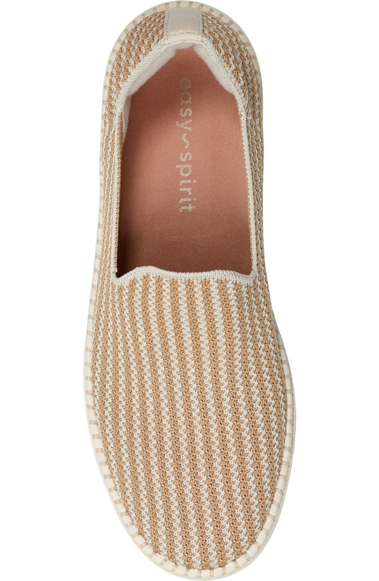 Easy Spirit Presley Knit Slip-On Sneaker, Alternate, color, Natural