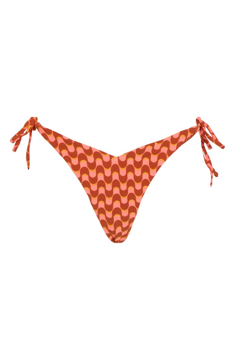 Maaji Geo Waves Summer Bikini Bottoms, Alternate, color,