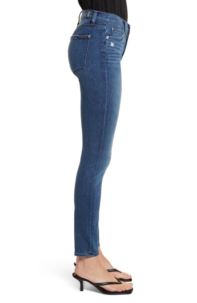 7 For All Mankind Seven The Skinny Jeans, Alternate, color,