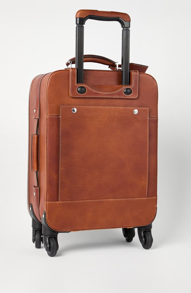 Brunello Cucinelli Grained calfskin suitcase, Alternate, color,