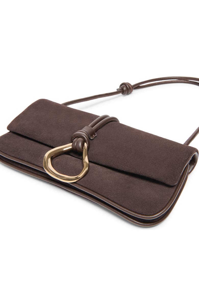 Dolce Vita Balen Leather Shoulder Bag, Alternate, color, Chocolate